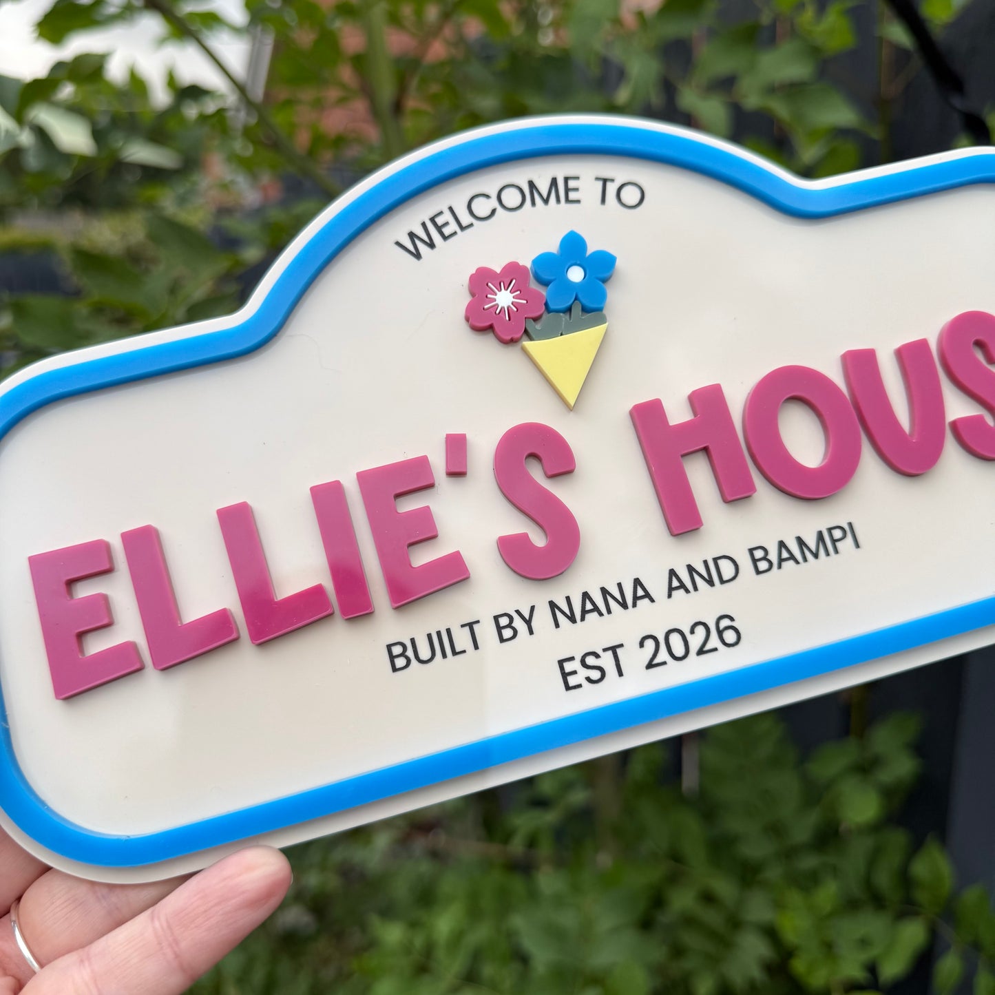 Custom Children's Outdoor Wendy House Sign