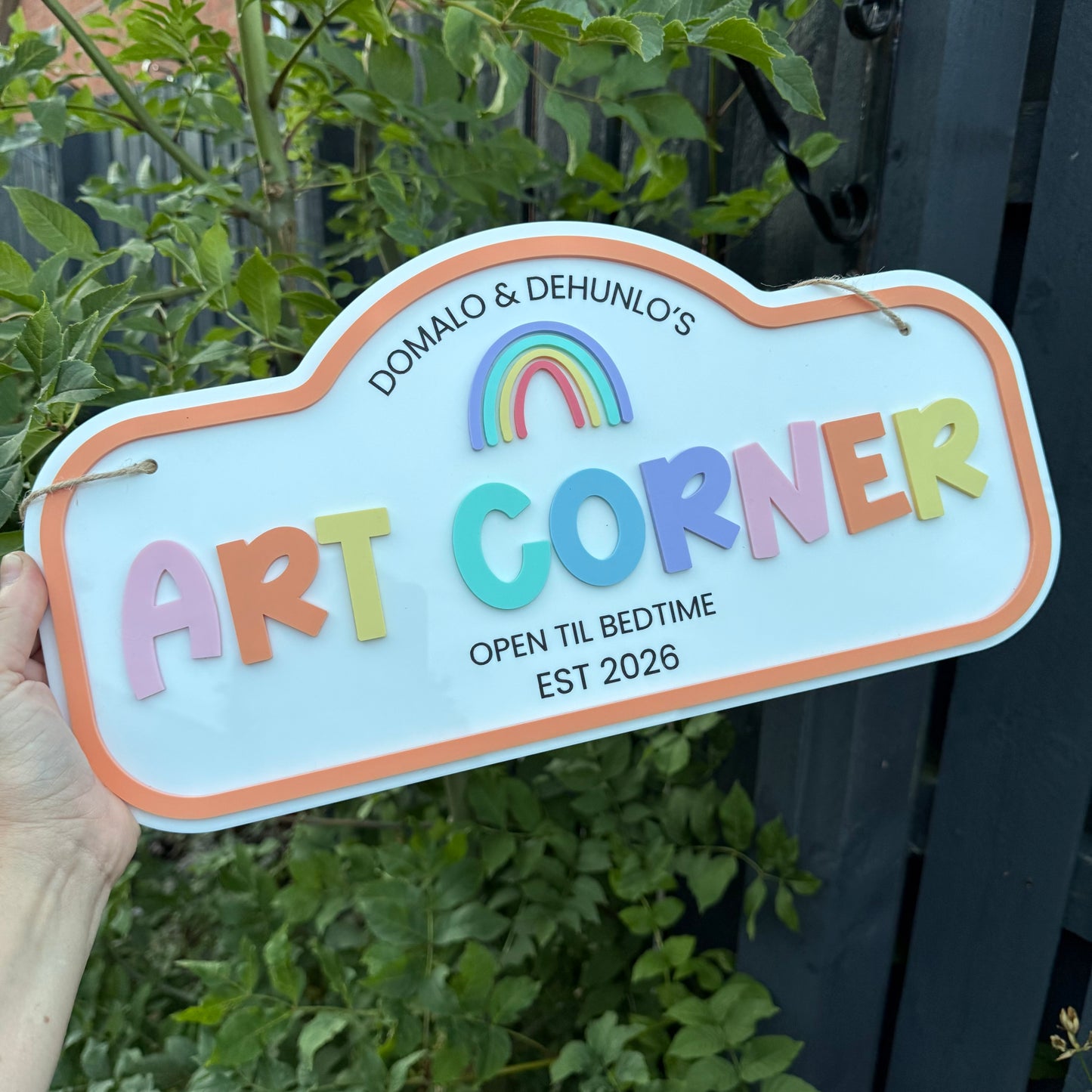 Personalised Children's Playroom Sign