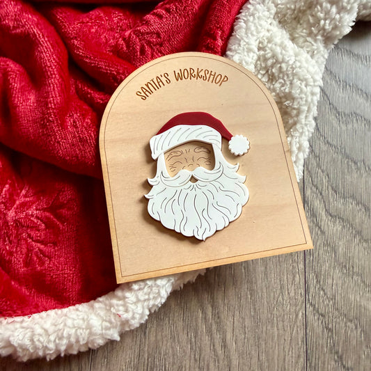 Personalised Santa's Workshop Sign | North Pole Workshop Decor | Christmas Role Play Sign | Personalised Christmas Decor