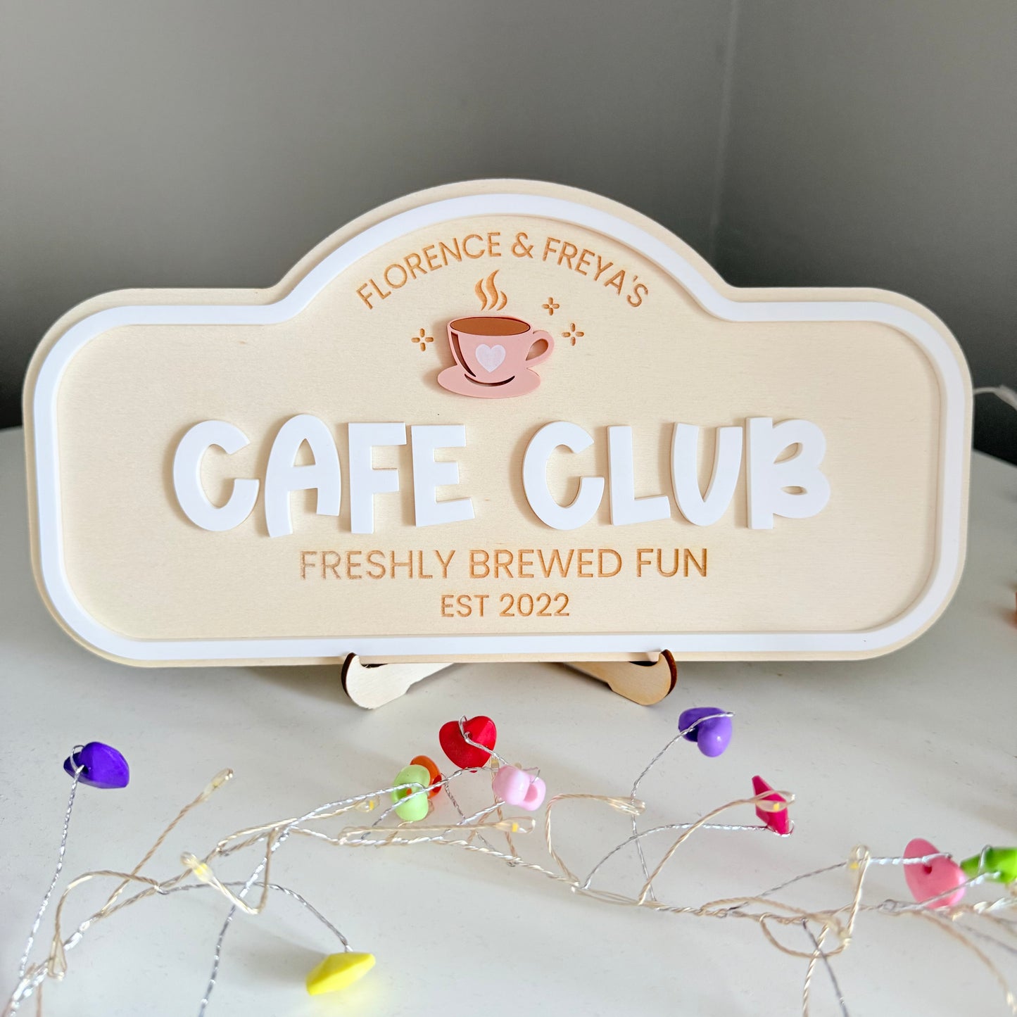 Custom Children's Pretend Play Cafe Sign