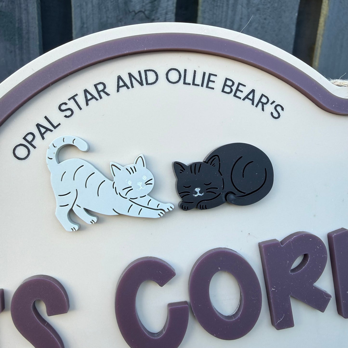Custom Catio Garden Sign