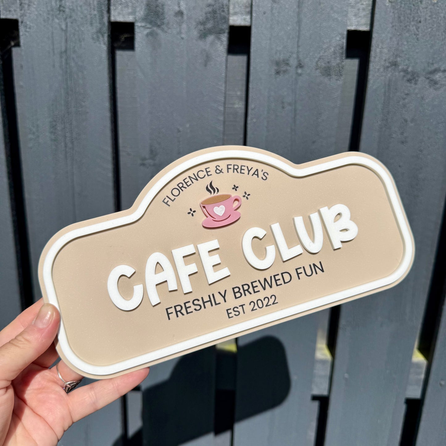 Custom Children's Pretend Play Cafe Sign