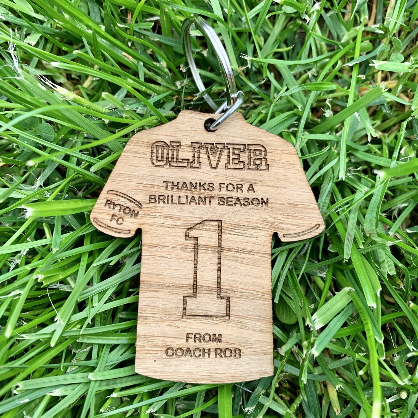 Personalised Football Shirt Keyring