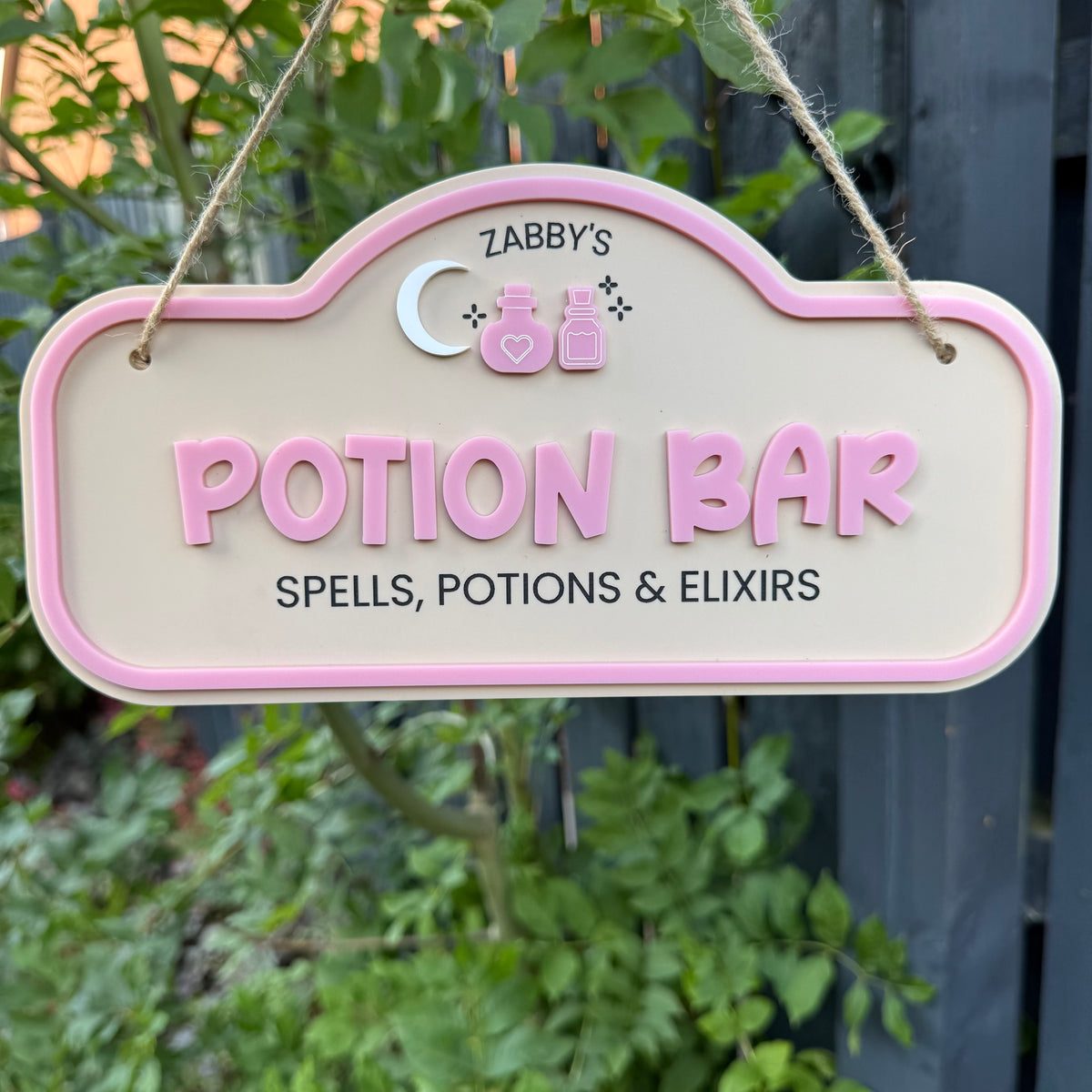 Personalised Children's Outdoor Mud Kitchen Sign