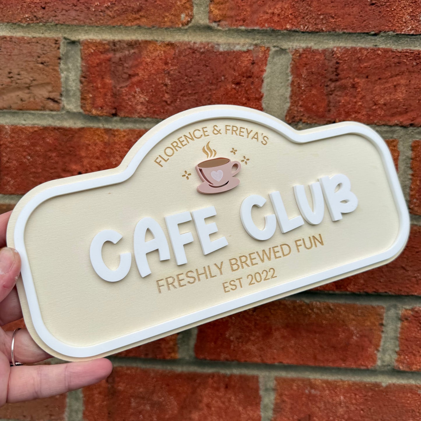 Custom Children's Pretend Play Cafe Sign