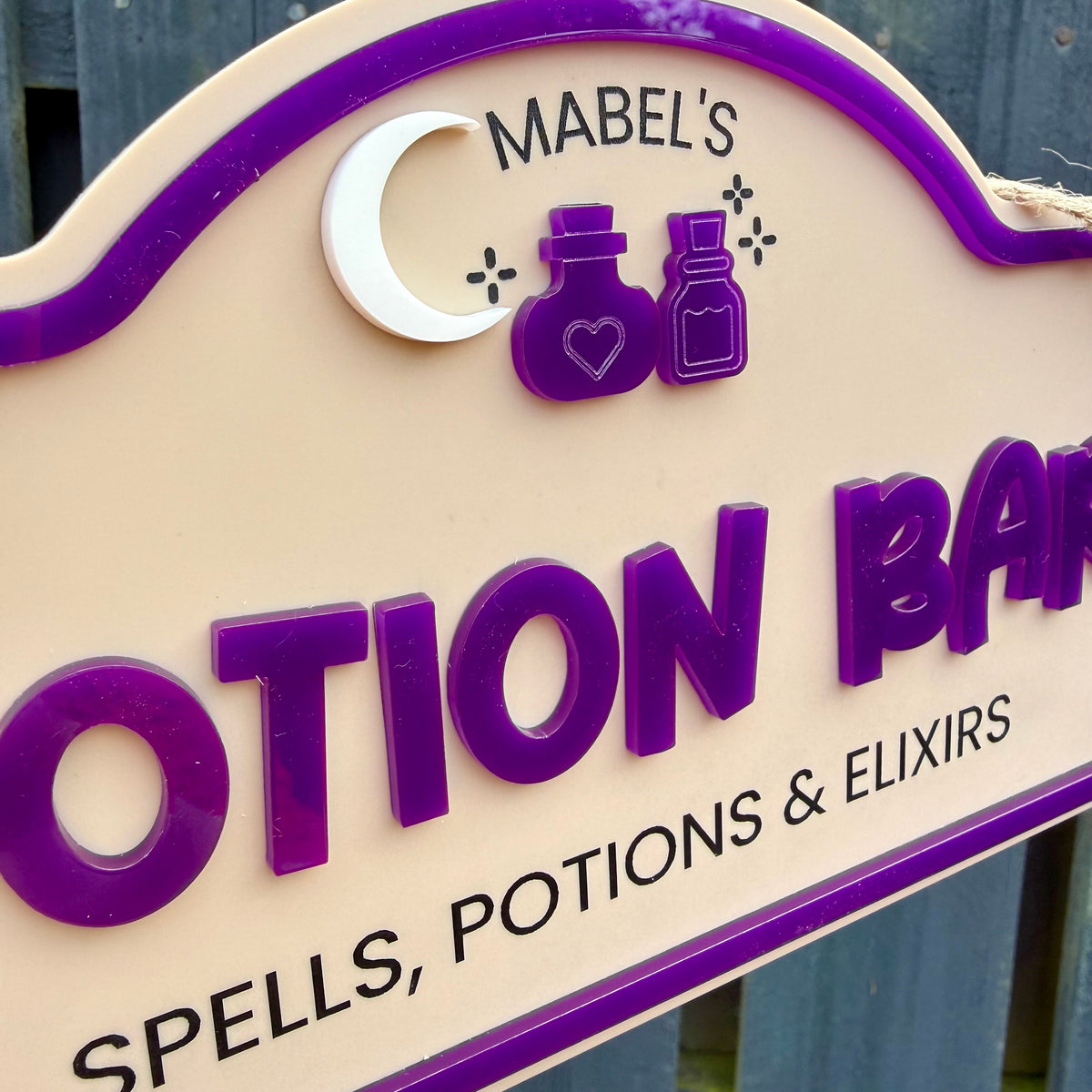 Personalised Children's Outdoor Mud Kitchen Sign