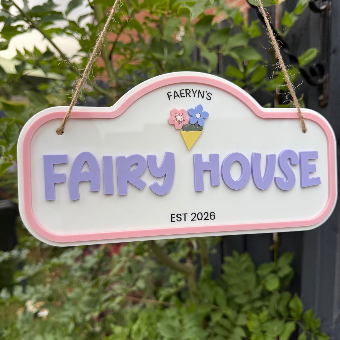 Custom Children's Outdoor Wendy House Sign