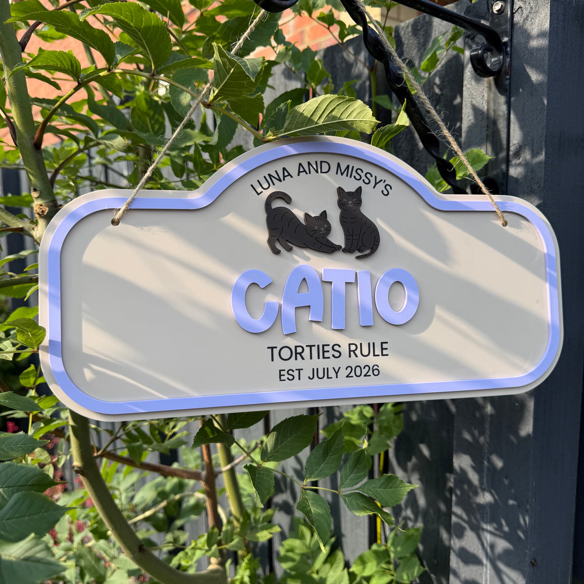 Custom Catio Garden Sign
