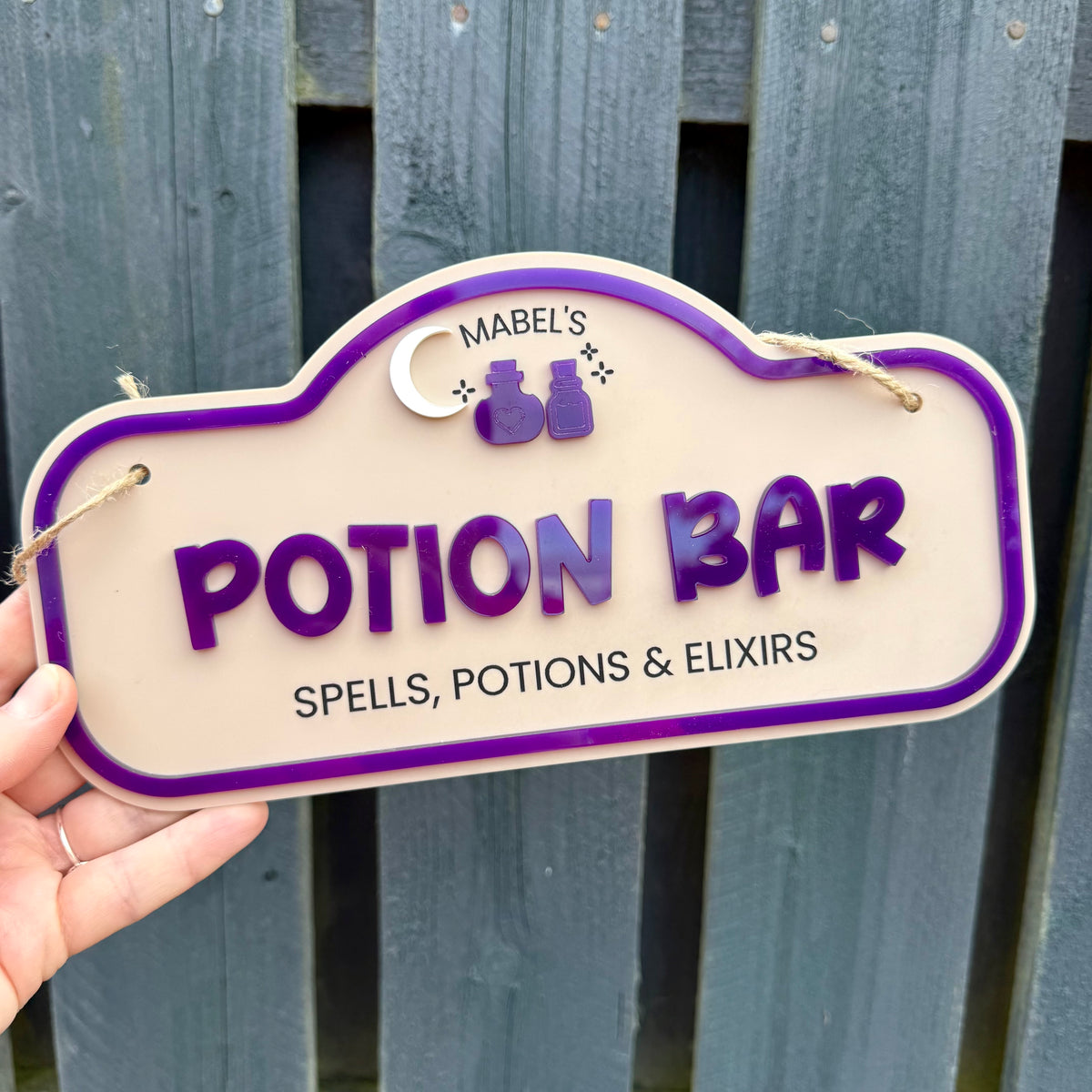 Personalised Children's Outdoor Mud Kitchen Sign