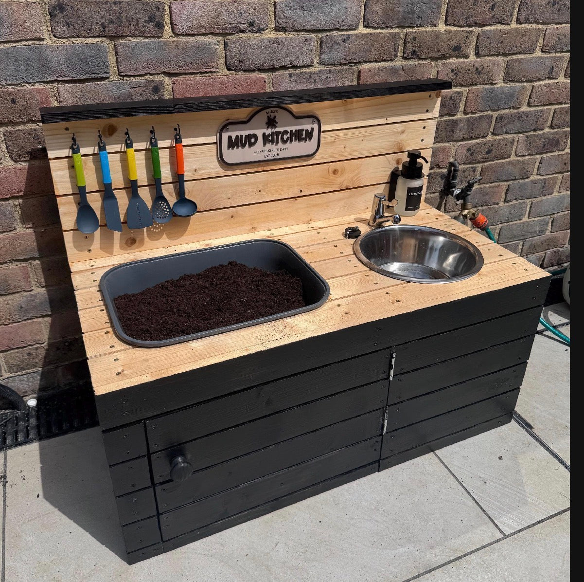 Personalised Children's Outdoor Mud Kitchen Sign