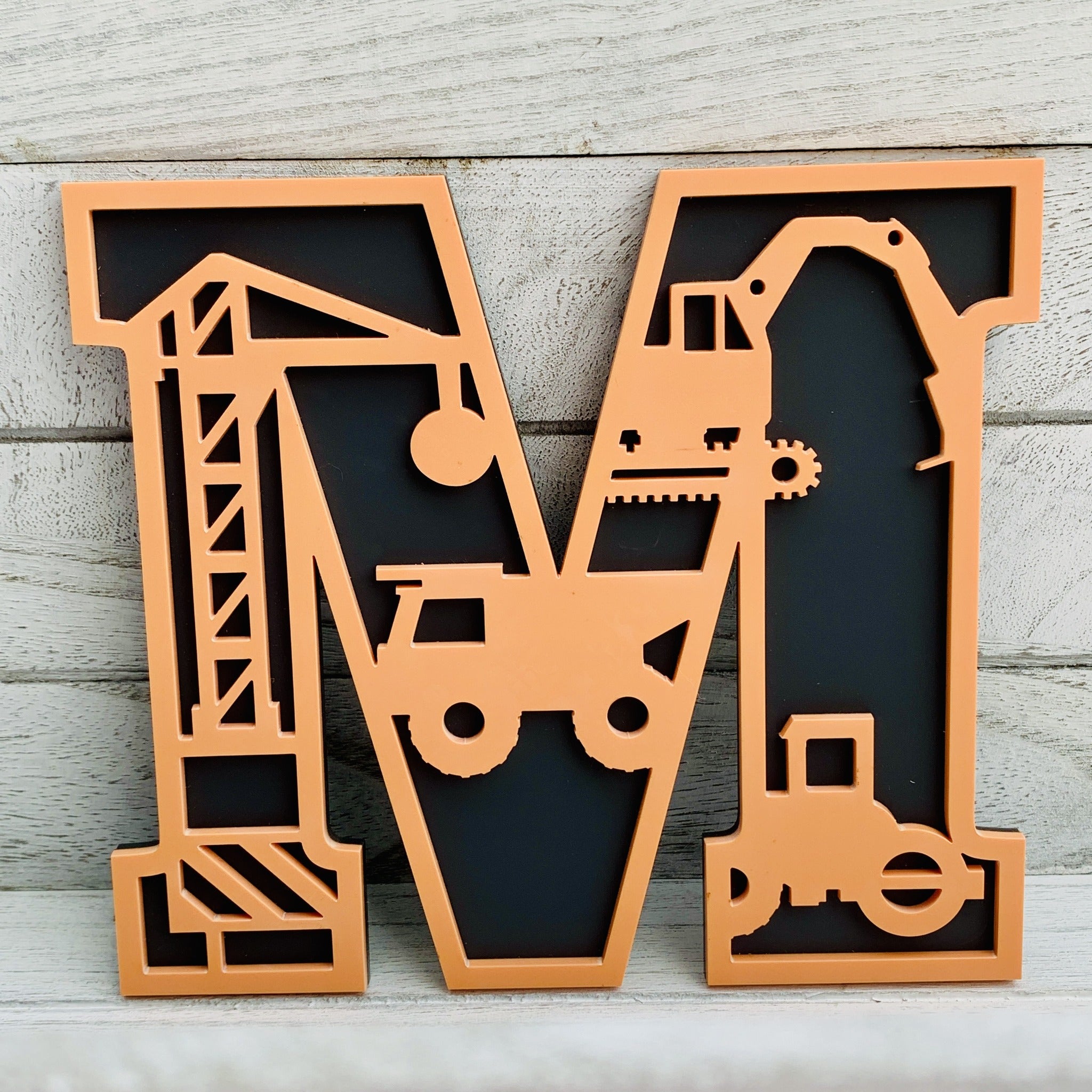 Construction Themed Wall Letters – Round the Twist