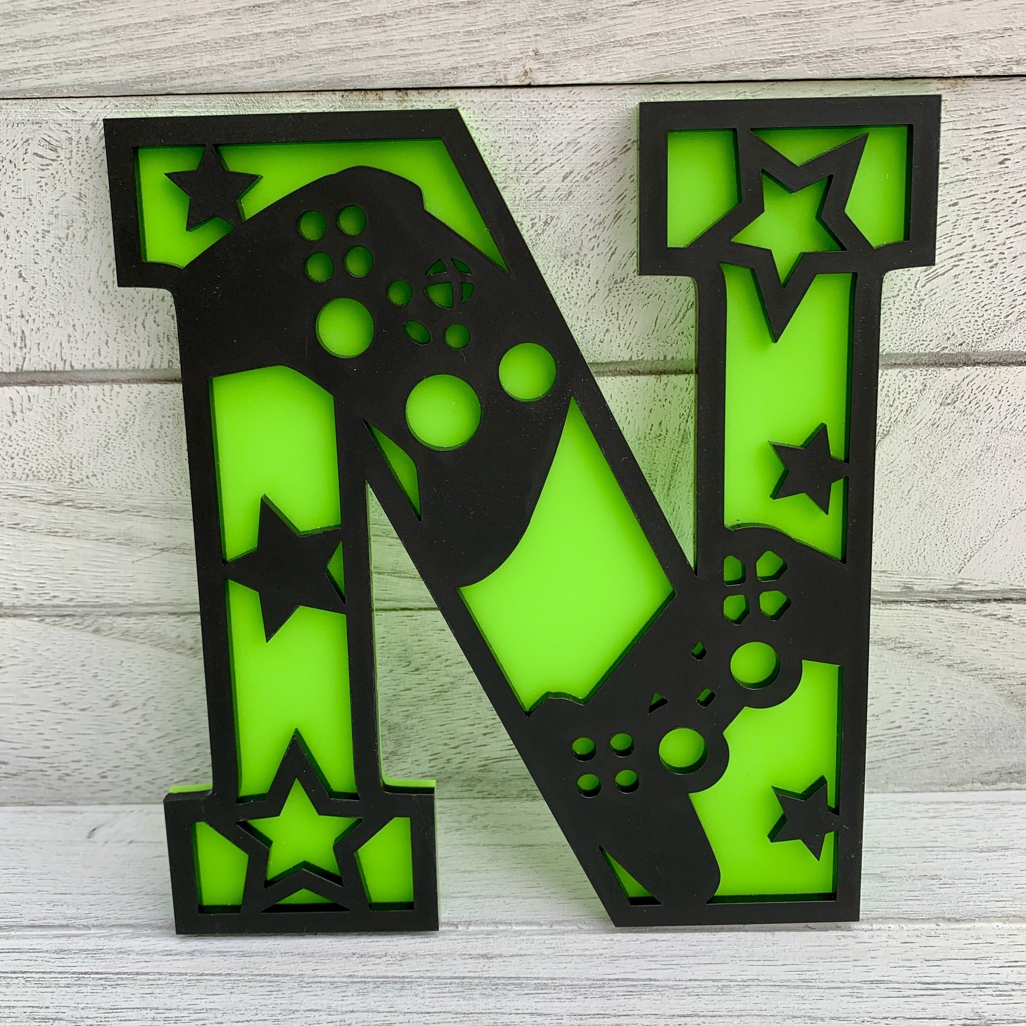 Customized Letter Egaming Gamer Themed Wall Letters – Round the Twist