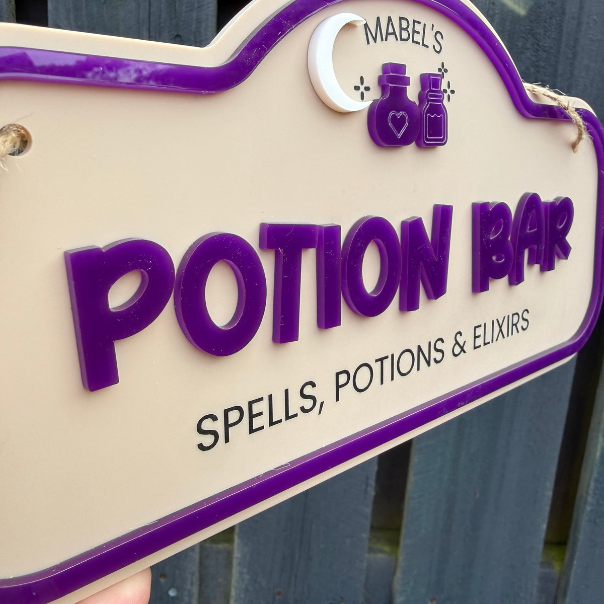 Personalised Children's Outdoor Mud Kitchen Sign
