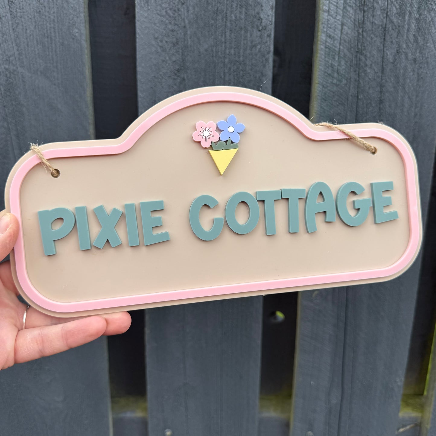 Custom Children's Outdoor Wendy House Sign