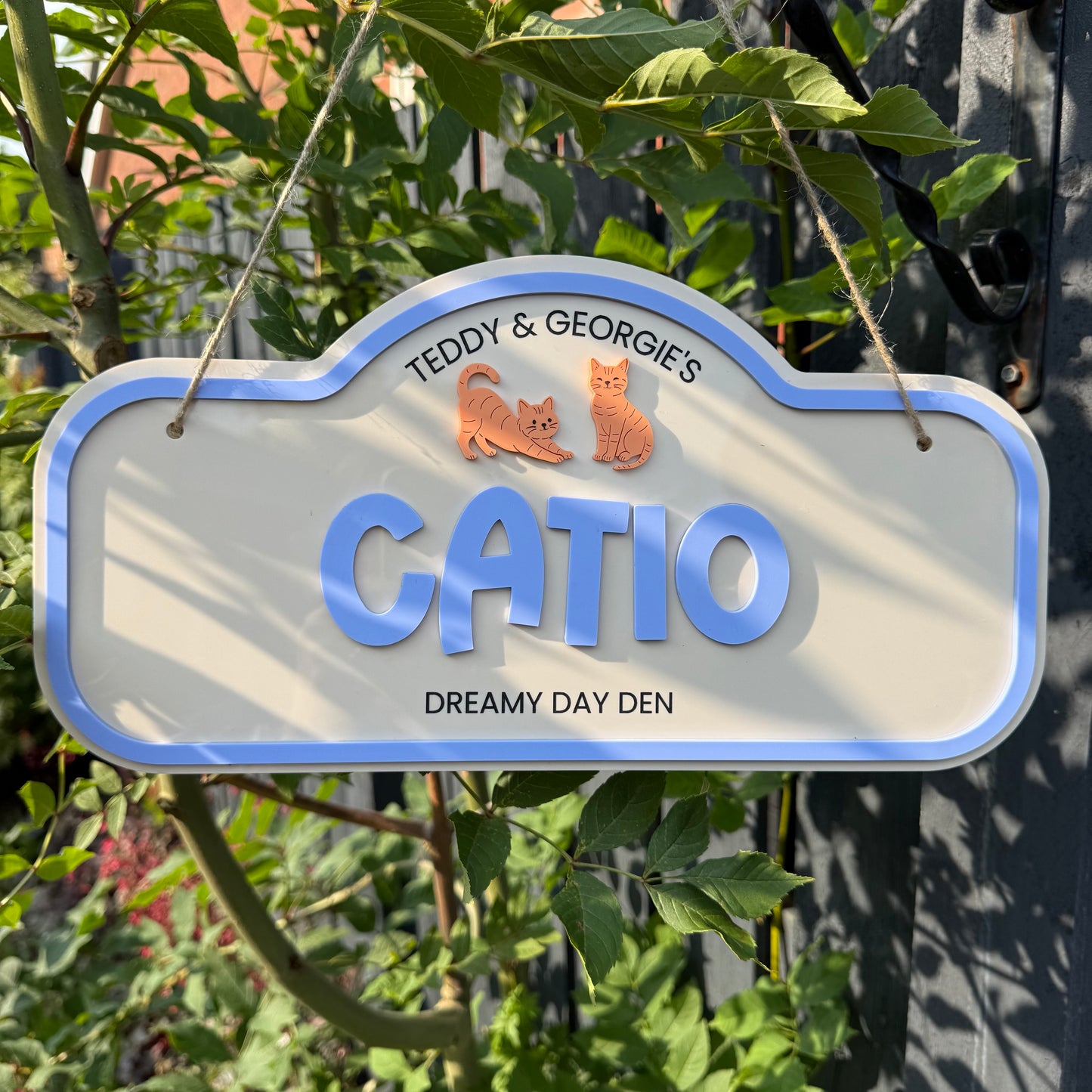 Custom Catio Garden Sign