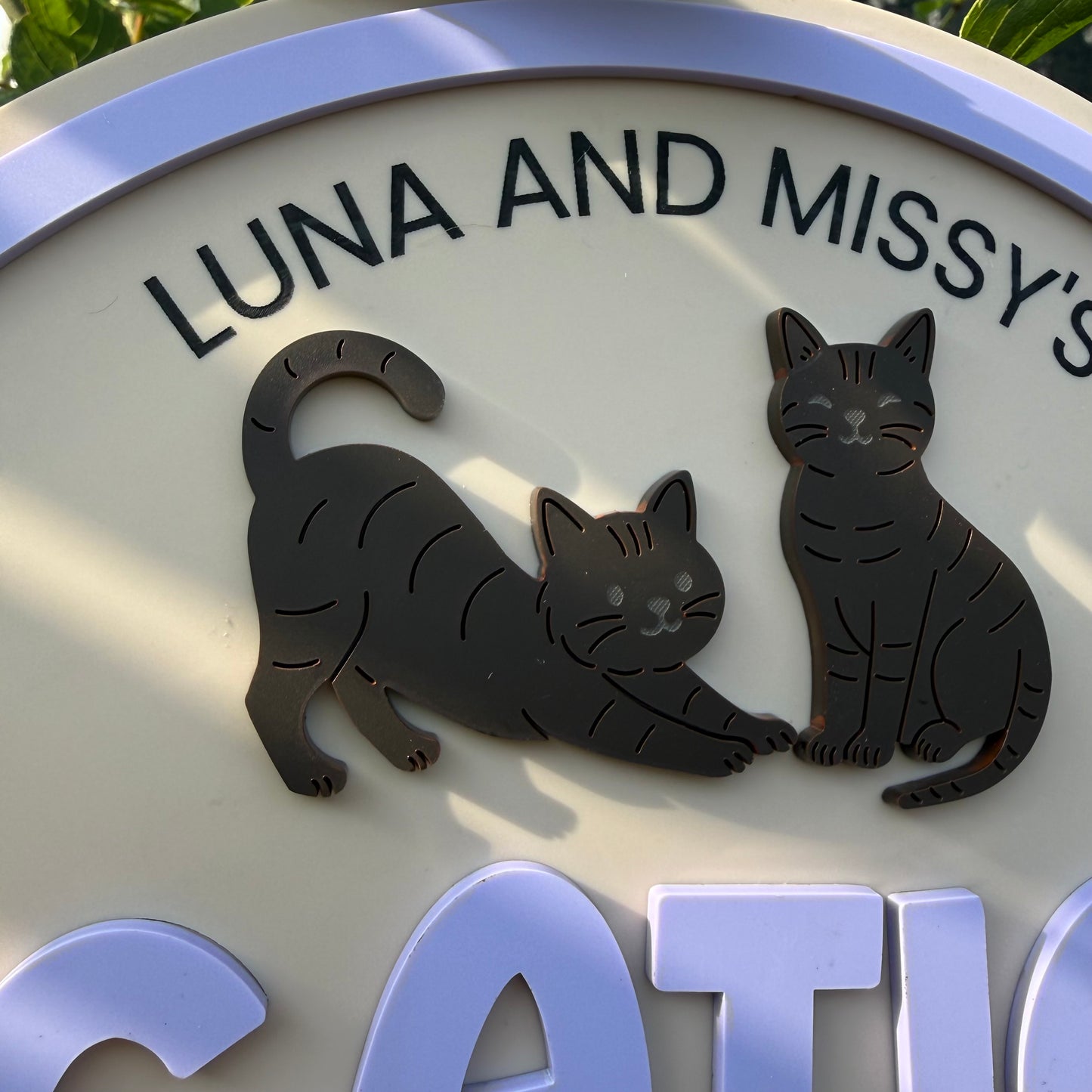 Custom Catio Garden Sign
