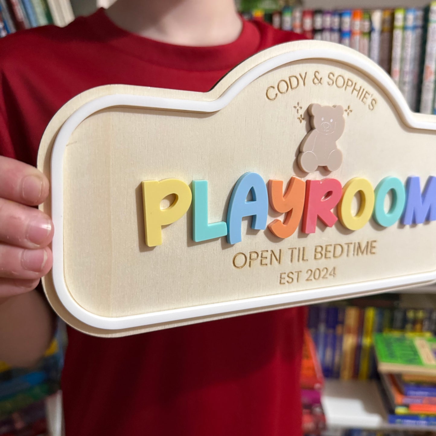 Personalised Children's Playroom Sign
