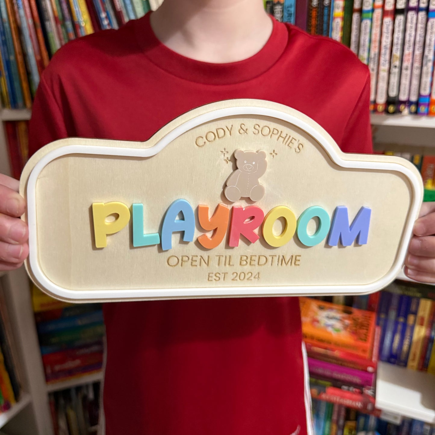 Personalised Children's Playroom Sign