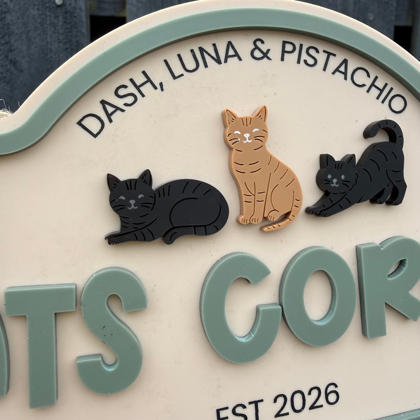 Custom Catio Garden Sign