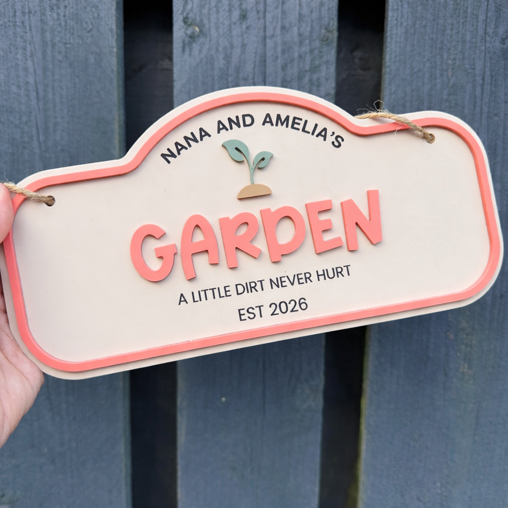 Personalised Children's Outdoor Garden Sign