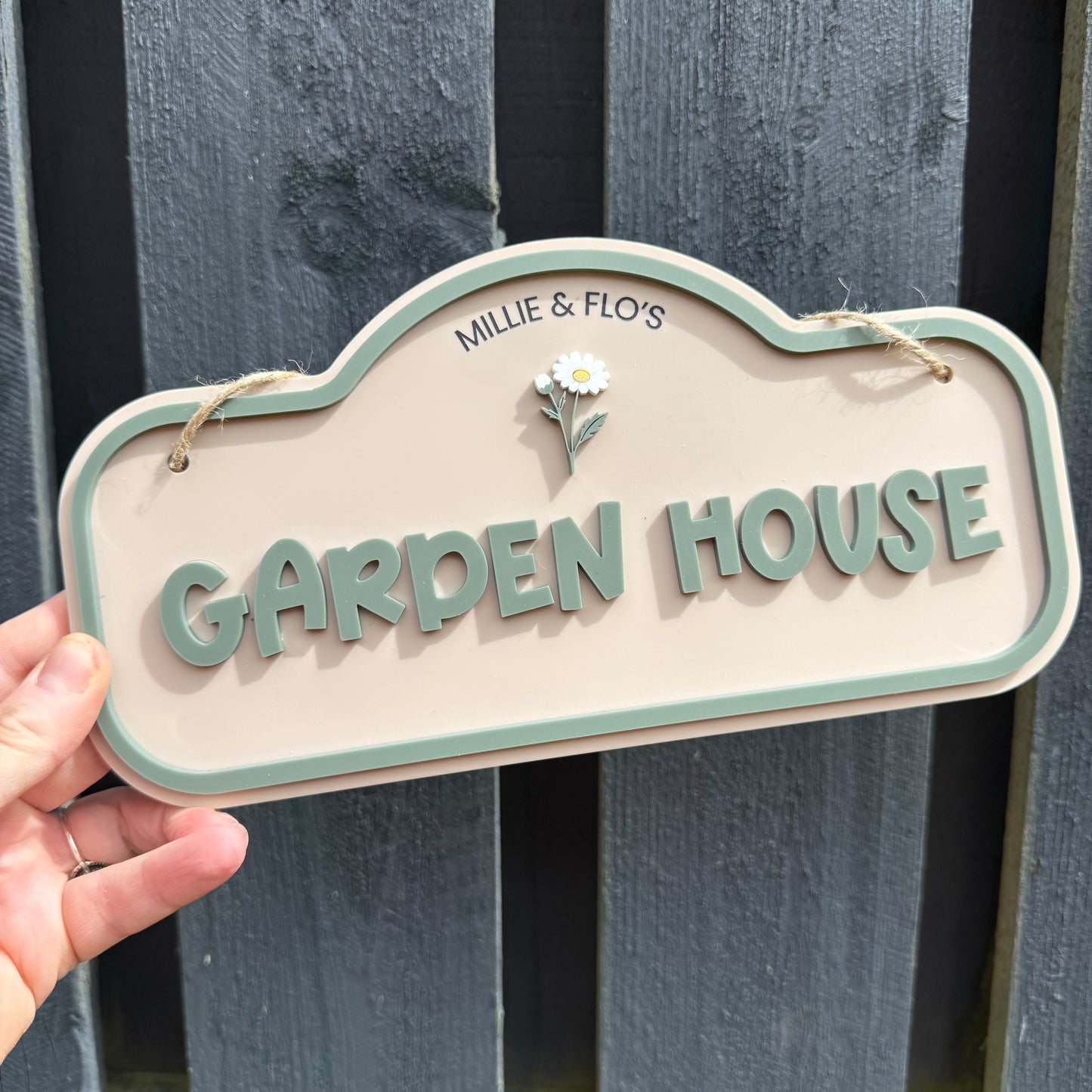 Personalised Children's Outdoor Garden Sign