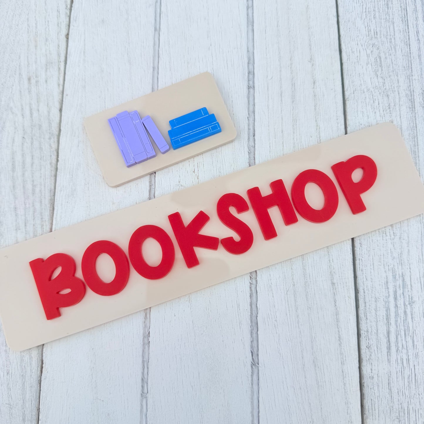 Personalised Pretend Play Switch A Scene Starter Pack | Role Play Sign with Interchangeable Scenarios