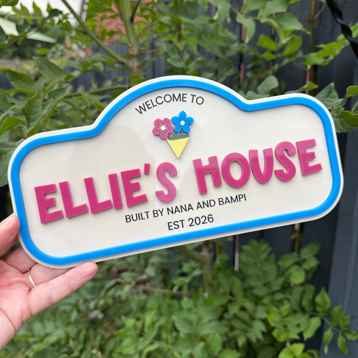 Custom Children's Outdoor Wendy House Sign