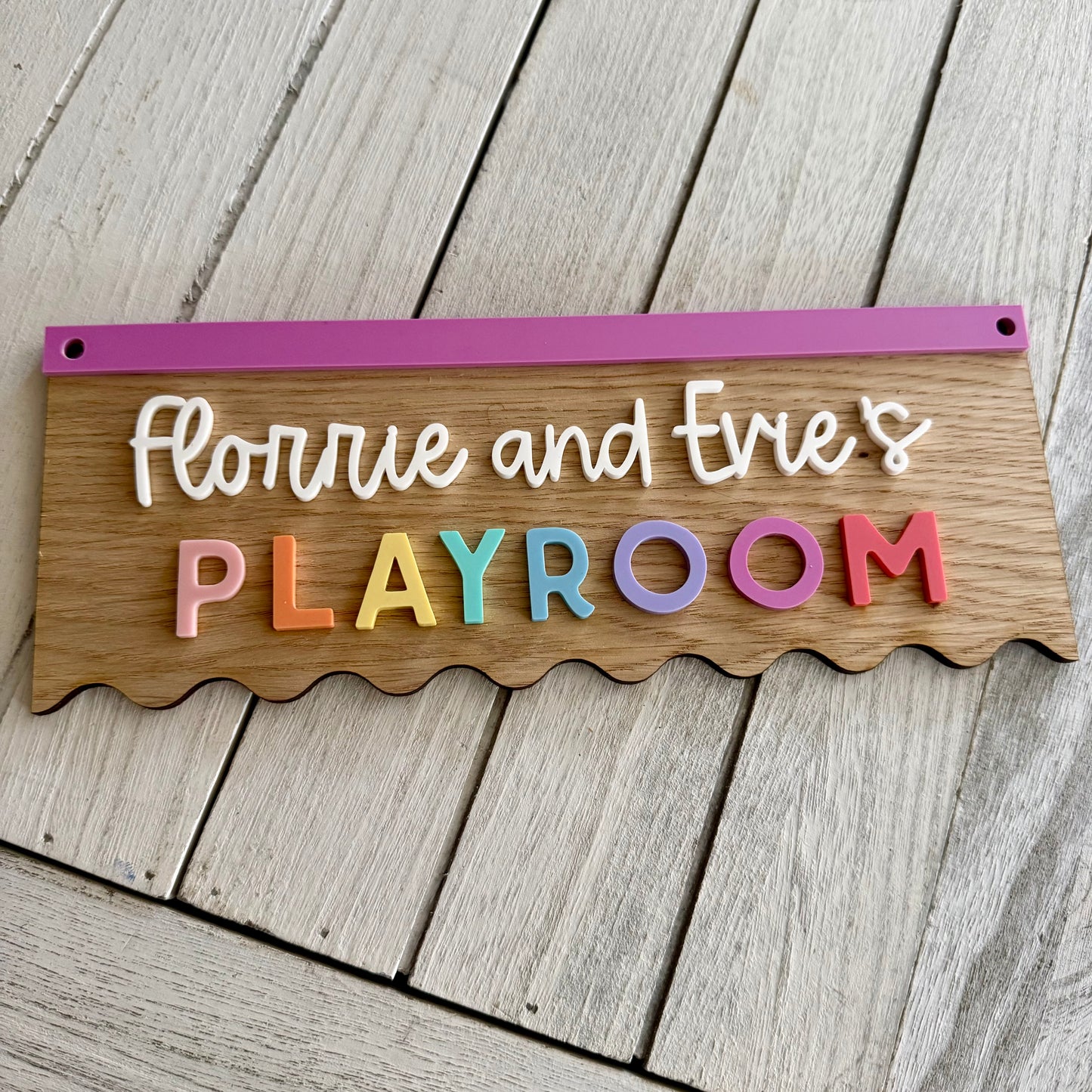 Personalised Playroom Sign | Kids Pretend Play Sign | Play Kitchen Sign | Custom Bakery Market Cafe Library Sign | Nursery Playroom Decor