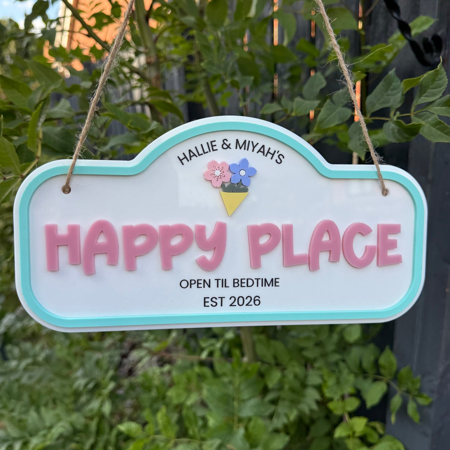 Custom Children's Outdoor Wendy House Sign
