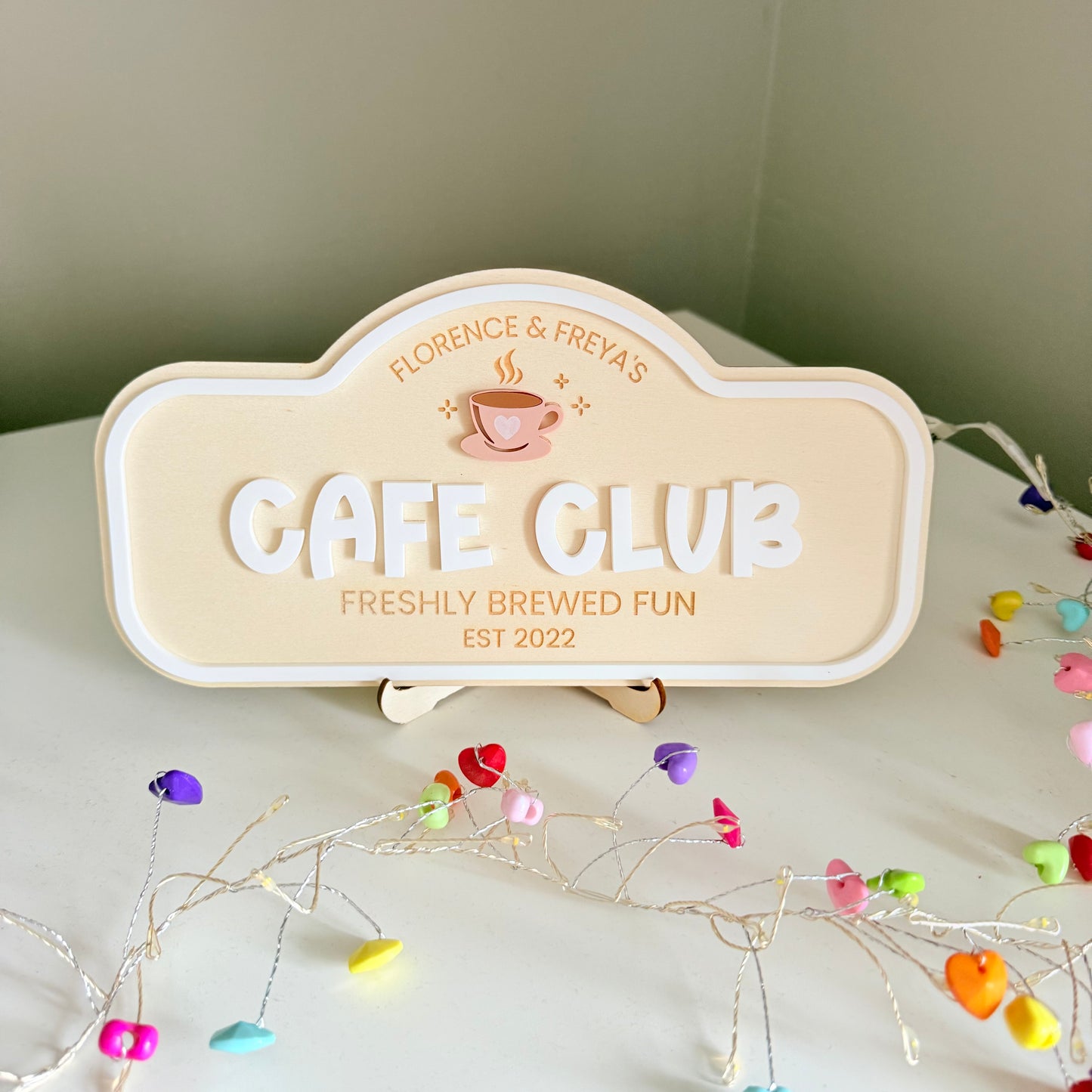 Custom Children's Pretend Play Cafe Sign