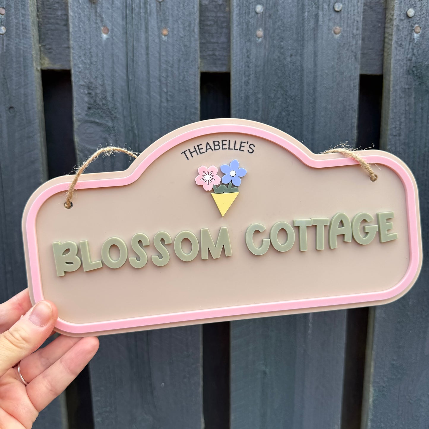 Custom Children's Outdoor Wendy House Sign