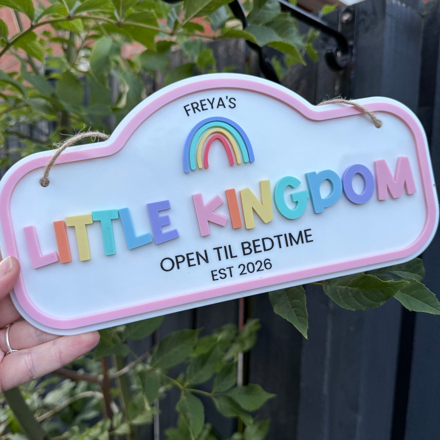 Personalised Children's Playroom Sign