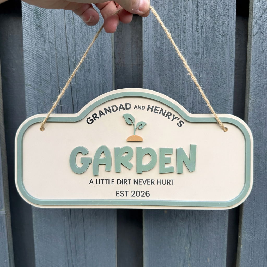 Personalised Children's Outdoor Garden Sign