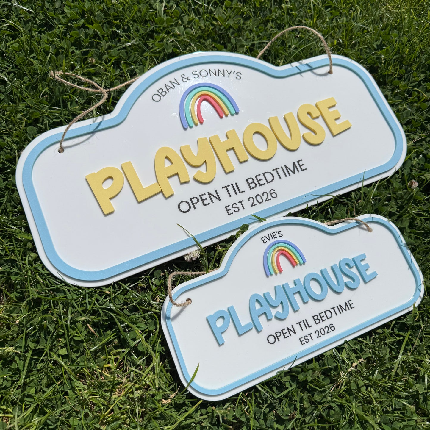 Personalised Children's Outdoor Playhouse Sign