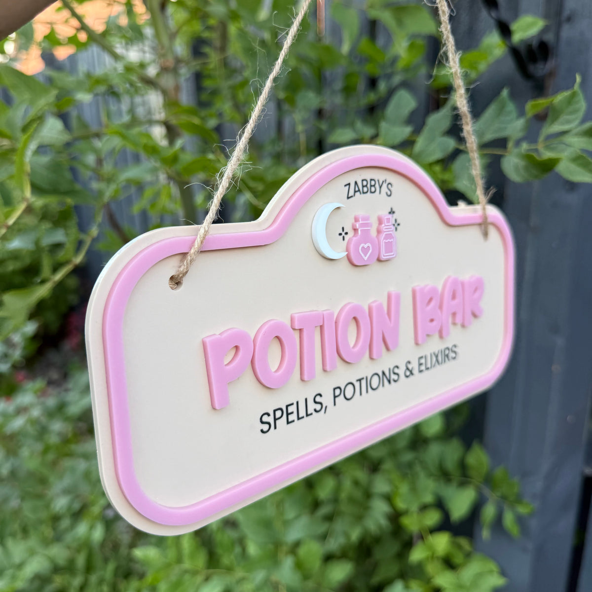 Personalised Children's Outdoor Mud Kitchen Sign