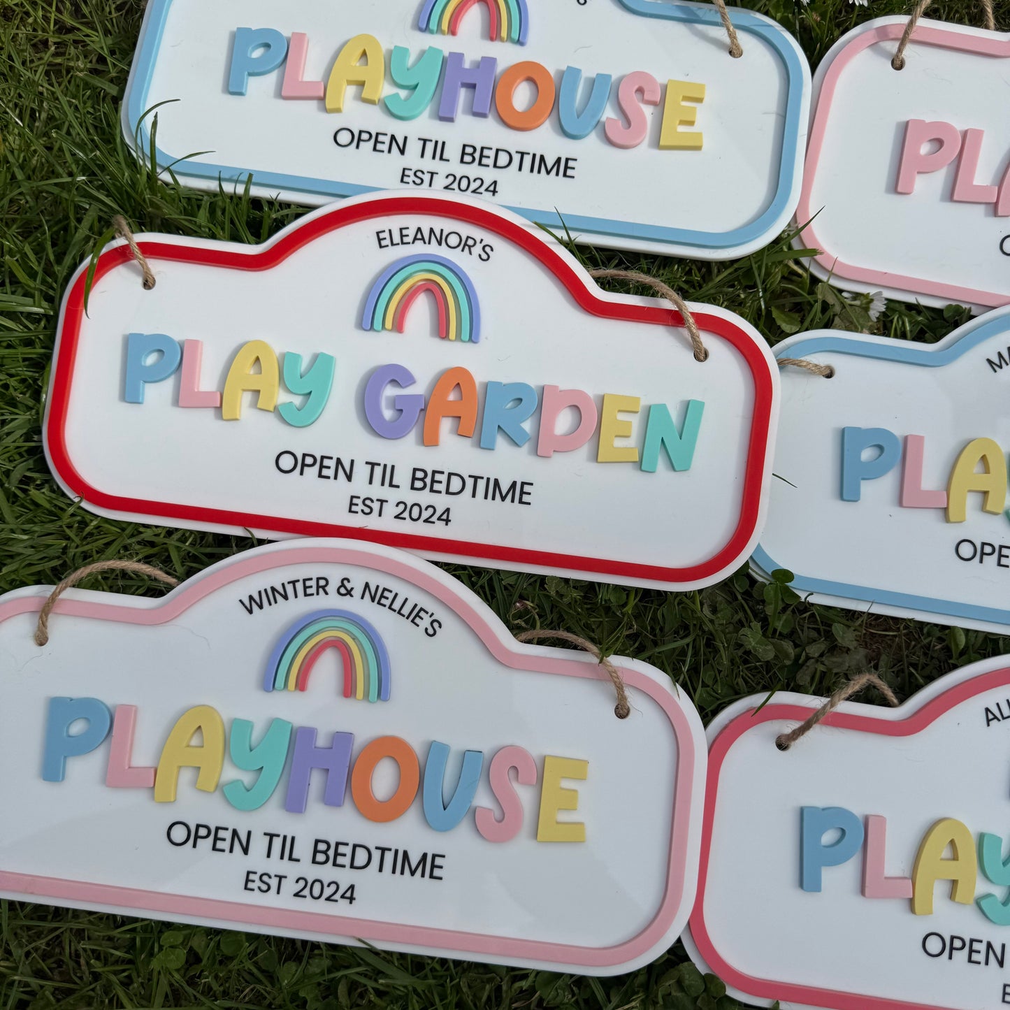 Personalised Children's Outdoor Playhouse Sign