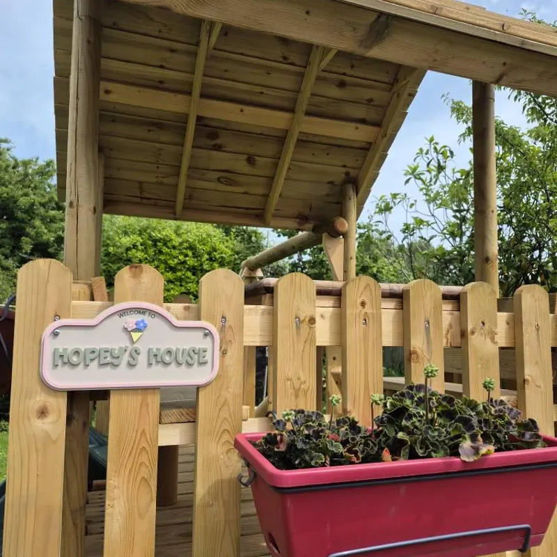 Custom Children's Outdoor Wendy House Sign
