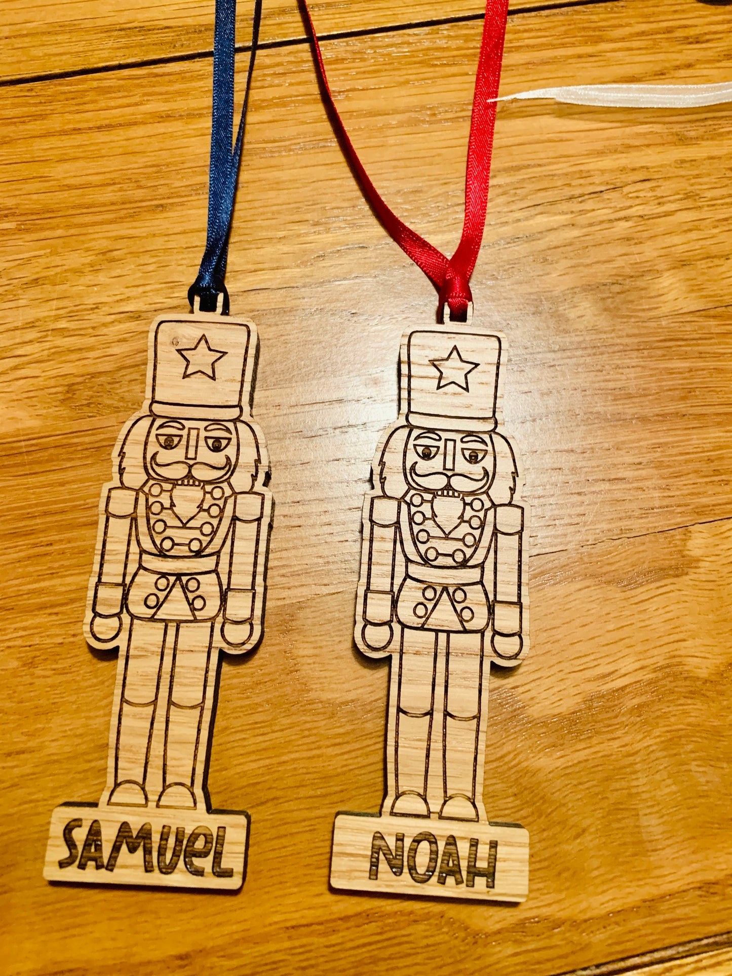 Personalised Nutcracker Bauble Set