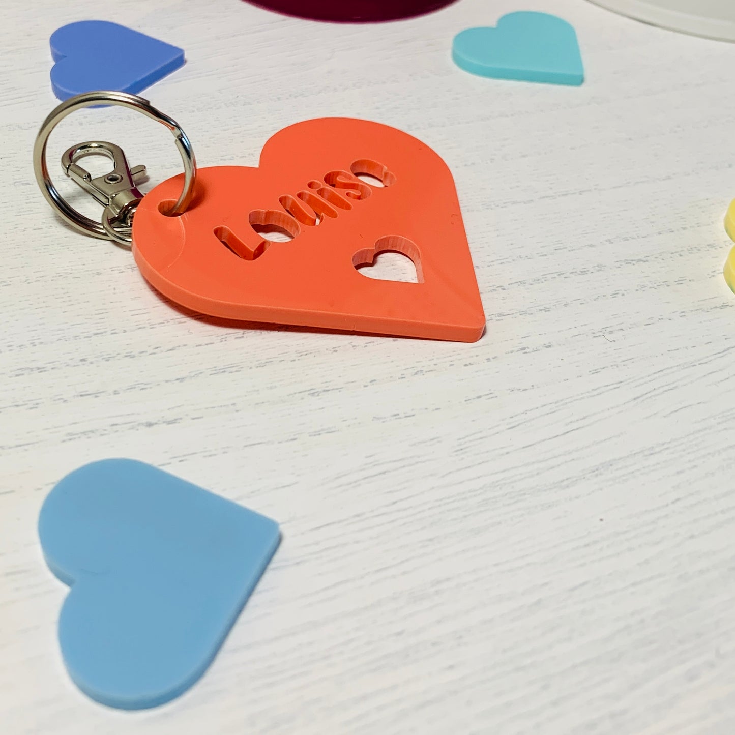 Personalised Valentine Key Ring - Name