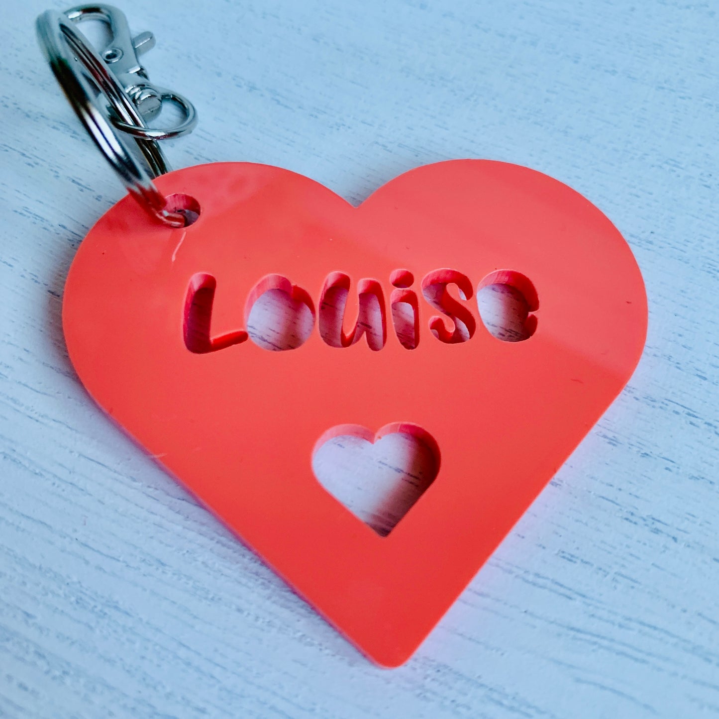 Personalised Valentine Key Ring - Name
