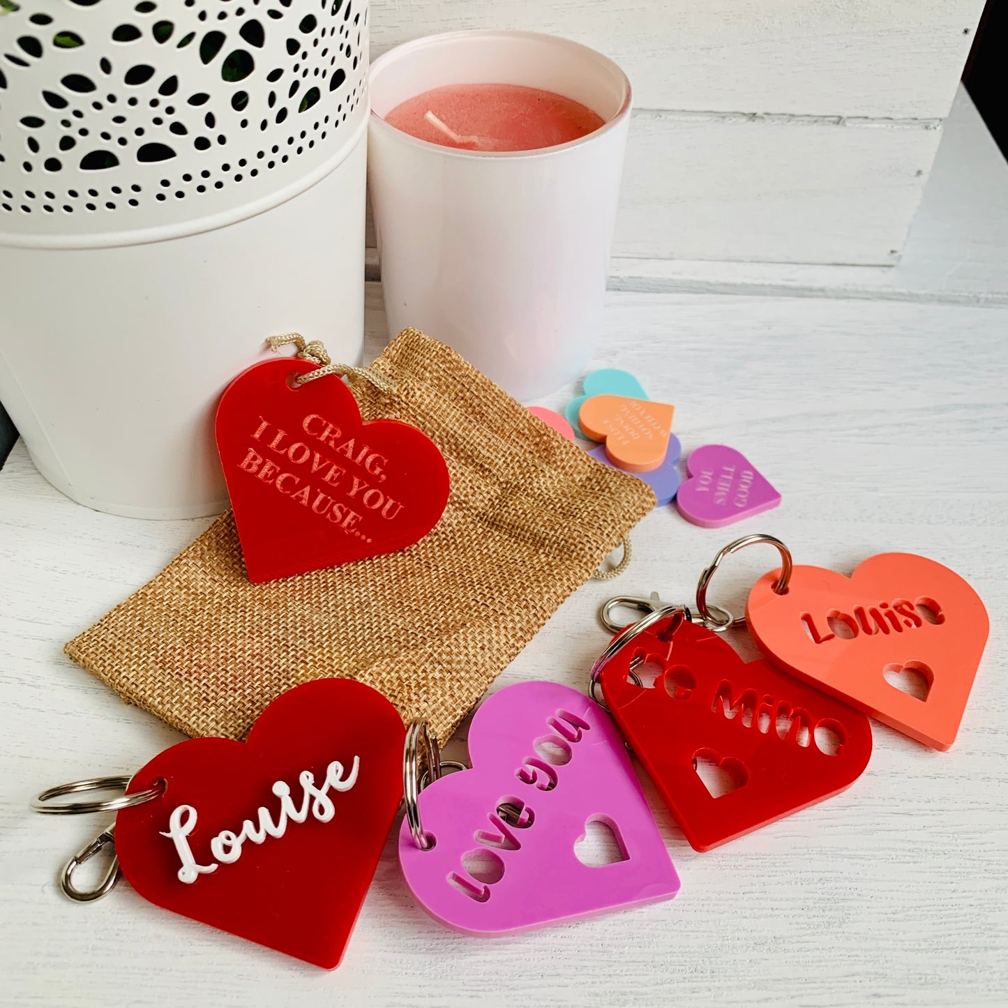 Valentine Key Ring - Love You