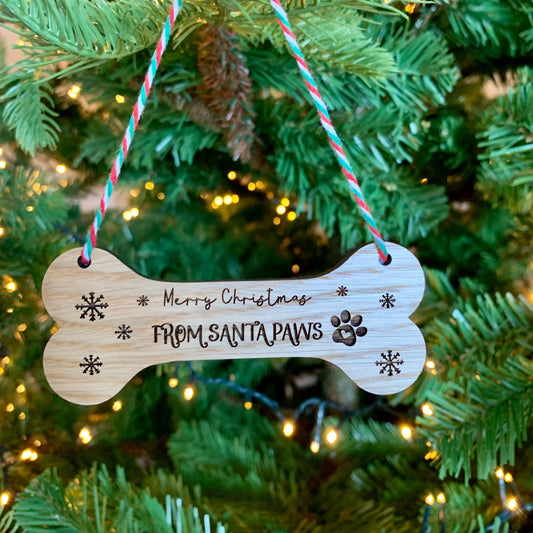 Santa Paws Bauble